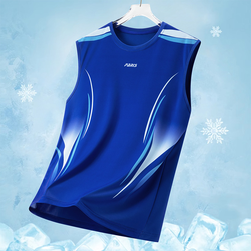Running Gear Youth - Canotta Sportiva Uomo Sfumata Leggera Senza