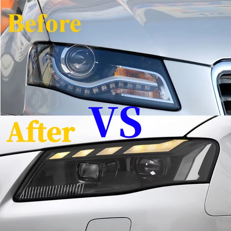 Running Headlamp Led - Fari per Audi A4 B8 2008-2012,