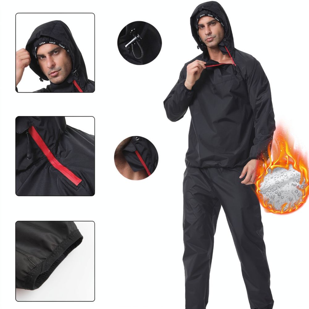 Running Gear Plus Size - Tuta da sauna a maniche lunghe