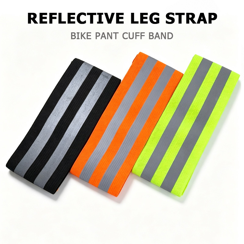 Running Gear High Vis - Fascia Riflettente per Pantaloni da Ciclismo,