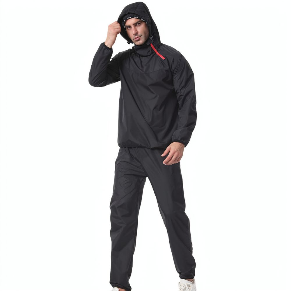 Tuta da sauna da uomo per la p - Running Gear Plus Size recensione e prezzo